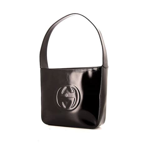 gucci borsa cavallino nera vestiarie collective|borse gucci vintage.